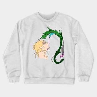 Copy of Elf drinking from a flower Crewneck Sweatshirt